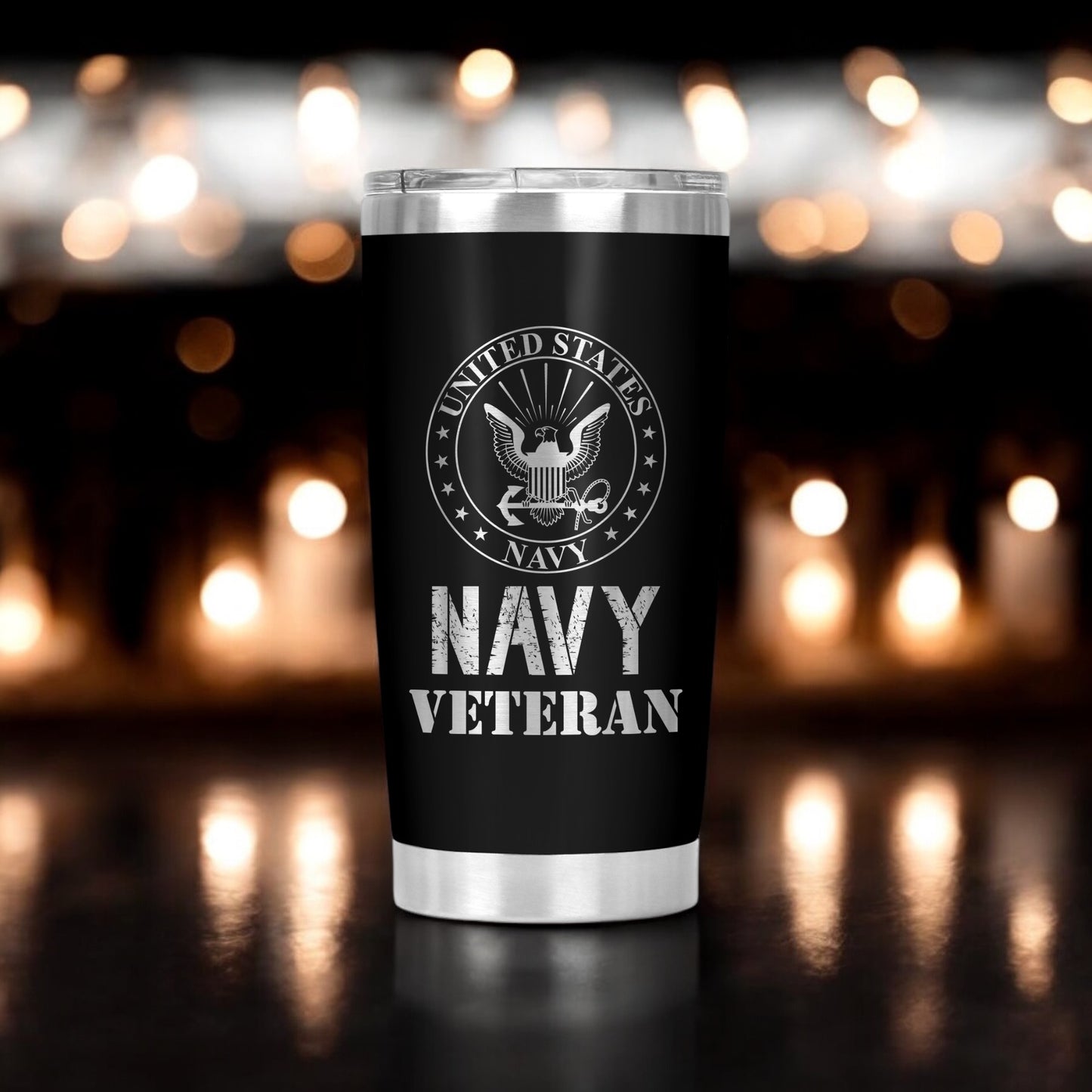 Navy Veteran Tumbler, veteran gift, birthday gift, gift for her, gift for him