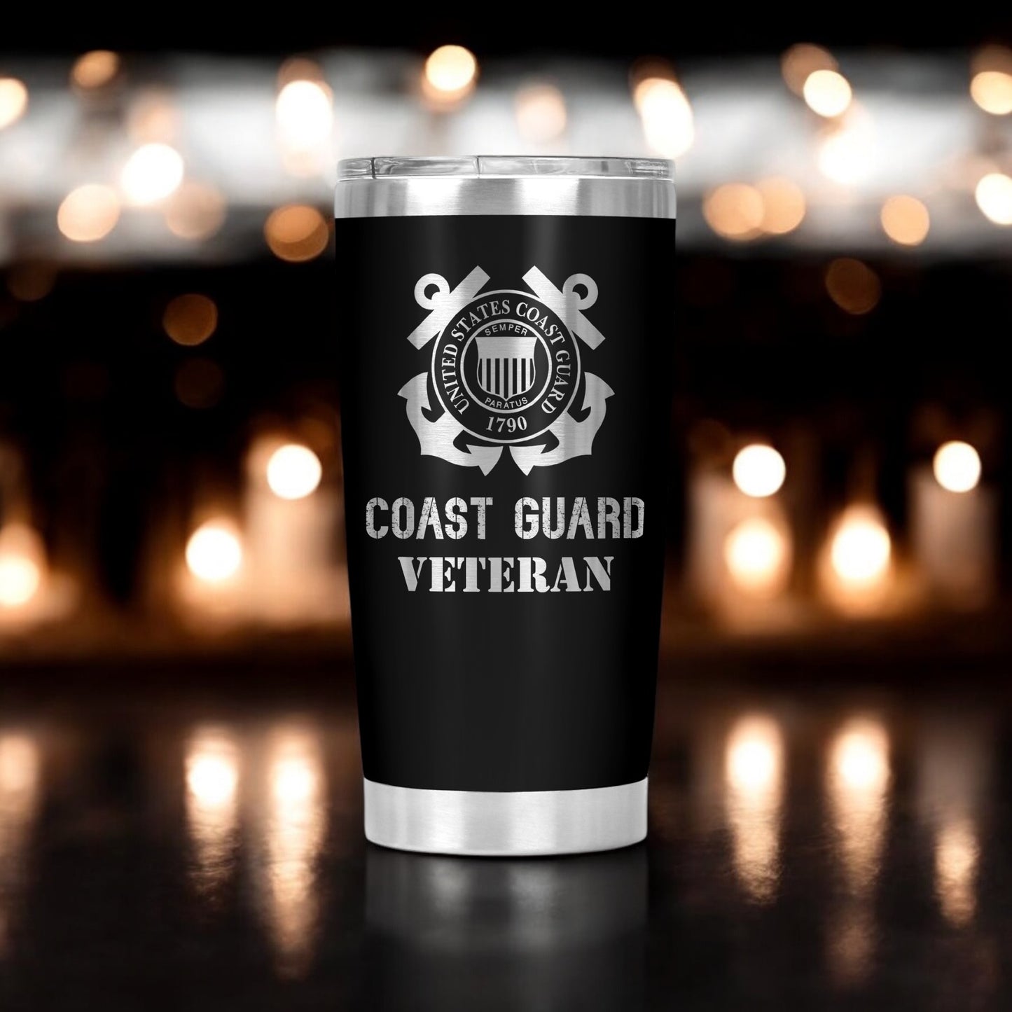 Coast Guard Veteran Tumbler, veteran gift, birthday gift, gift for her, gift for him
