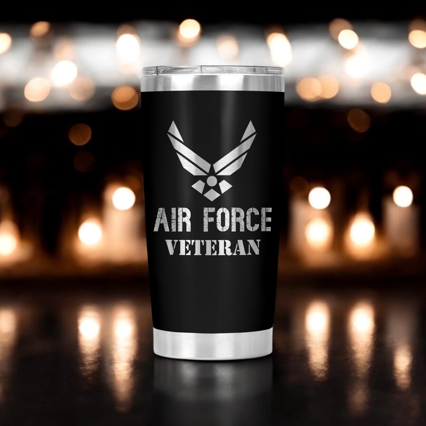 Air Force Veteran Tumbler, veteran gift, birthday gift, gift for her, gift for him