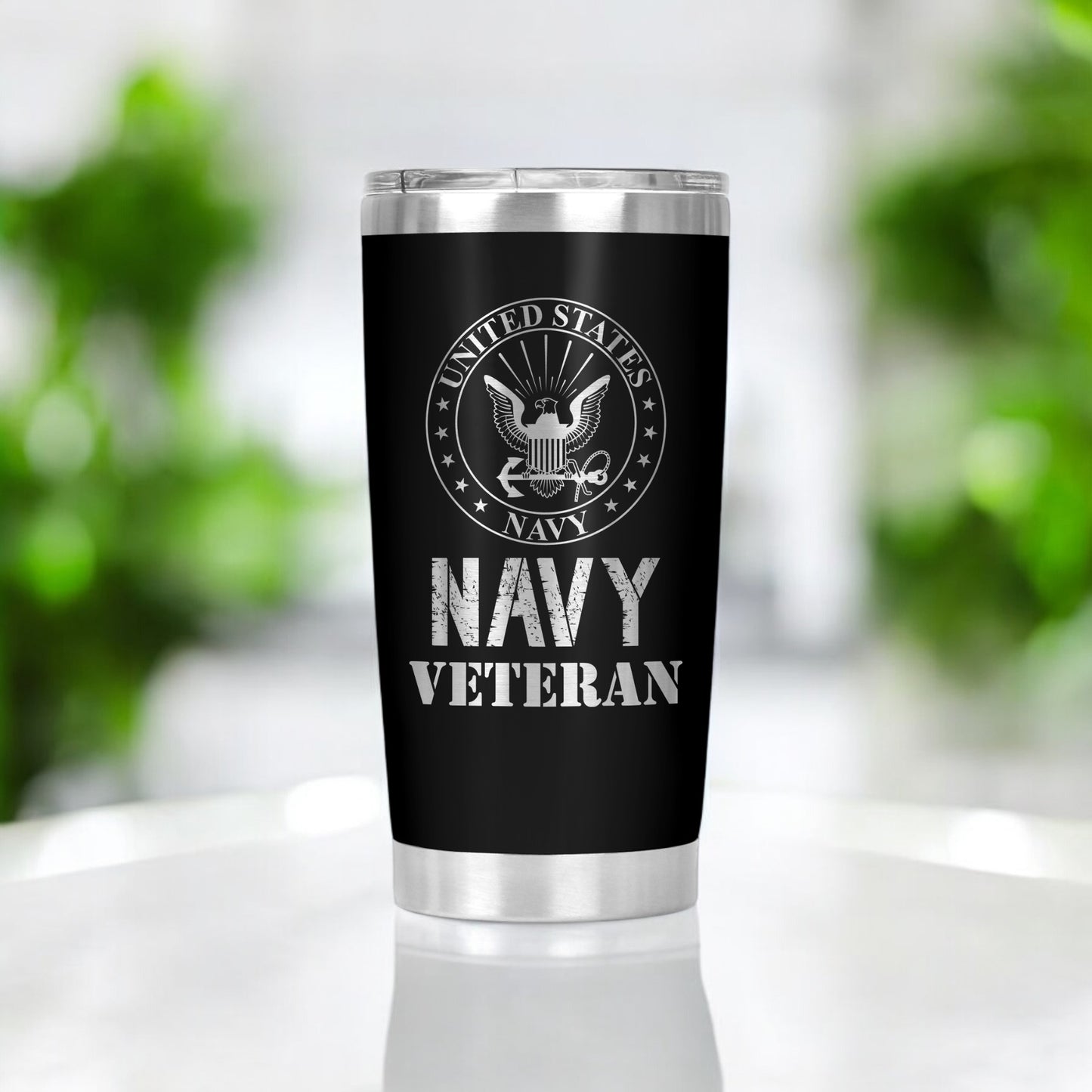 Navy Veteran Tumbler, veteran gift, birthday gift, gift for her, gift for him