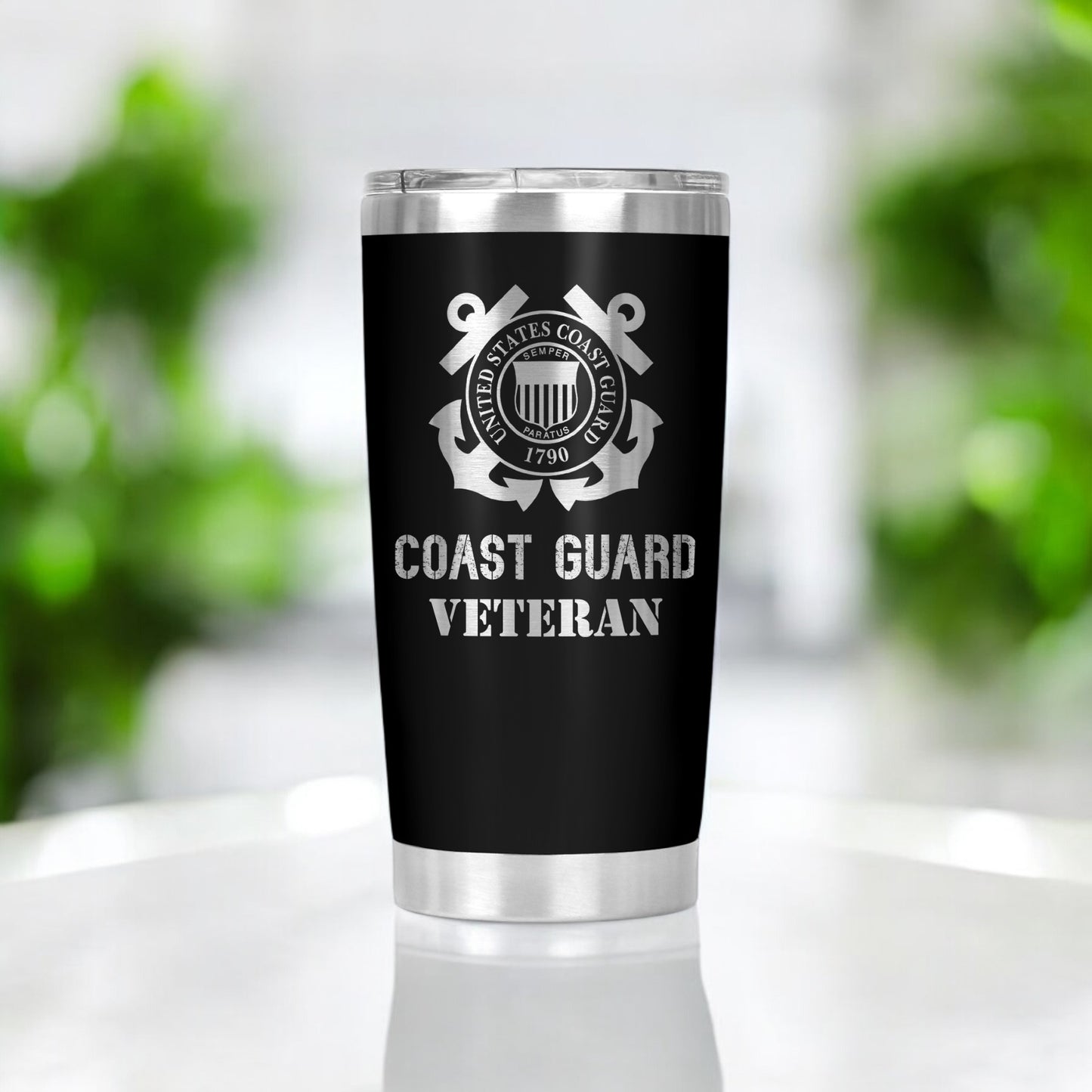 Coast Guard Veteran Tumbler, veteran gift, birthday gift, gift for her, gift for him