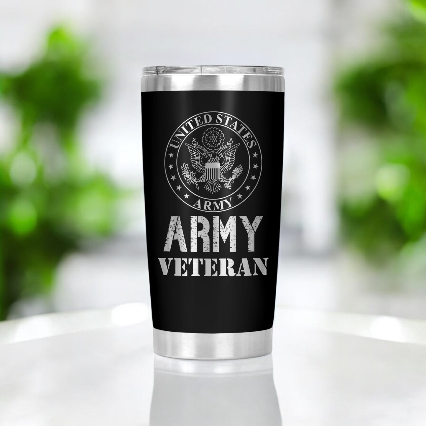 Army Veteran Tumbler, veteran gift, birthday gift, gift for her, gift for him