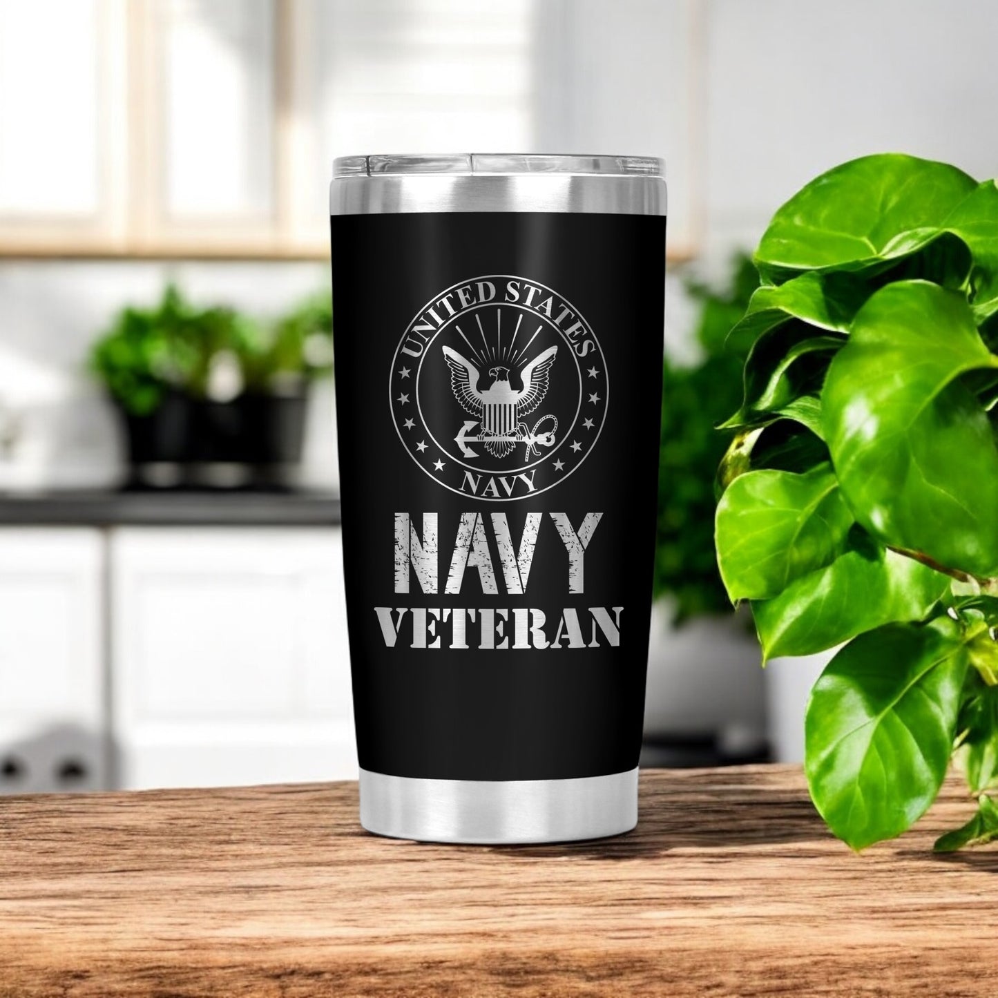 Navy Veteran Tumbler, veteran gift, birthday gift, gift for her, gift for him