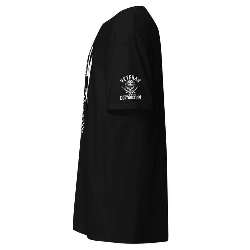American Flag Punisher Skull "We The People" T- Shirt Black
