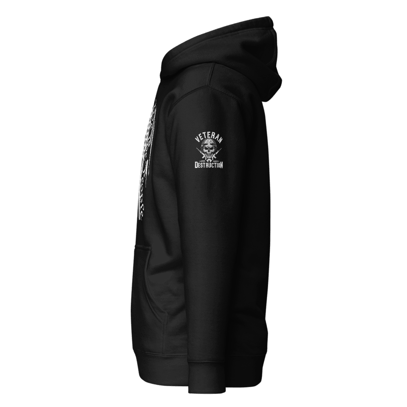 "We The People Punisher Skull" Black Hoodie